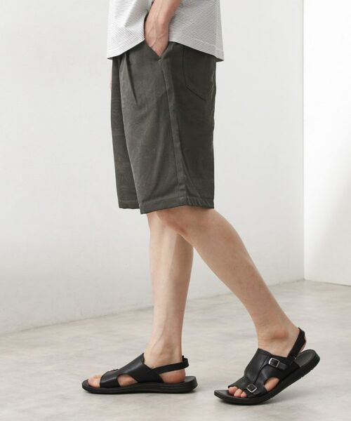 THE SHOP TK / ザ ショップ ティーケー ショート・ハーフ・半端丈パンツ | 2タックワイドショートパンツ | 詳細1