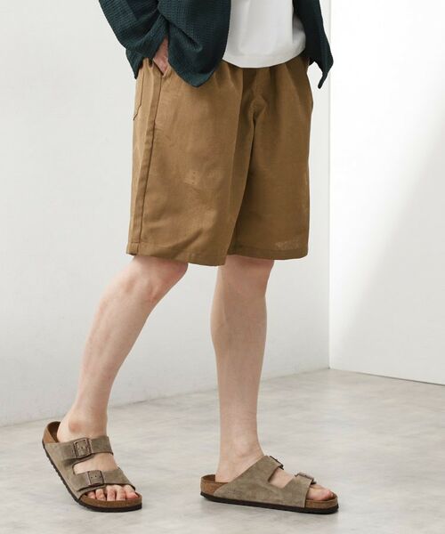 THE SHOP TK / ザ ショップ ティーケー ショート・ハーフ・半端丈パンツ | 2タックワイドショートパンツ | 詳細5