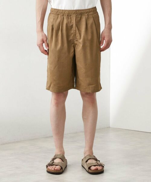 THE SHOP TK / ザ ショップ ティーケー ショート・ハーフ・半端丈パンツ | 2タックワイドショートパンツ | 詳細9