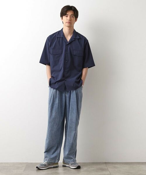 THE SHOP TK / ザ ショップ ティーケー シャツ・ブラウス | CAVEダブルフラップ半袖シャツ【吸水速乾／ストレッチ／洗濯機OK】 | 詳細11