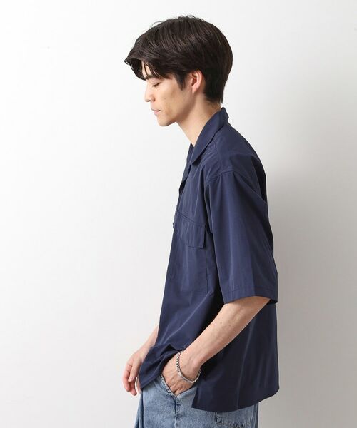 THE SHOP TK / ザ ショップ ティーケー シャツ・ブラウス | CAVEダブルフラップ半袖シャツ【吸水速乾／ストレッチ／洗濯機OK】 | 詳細9