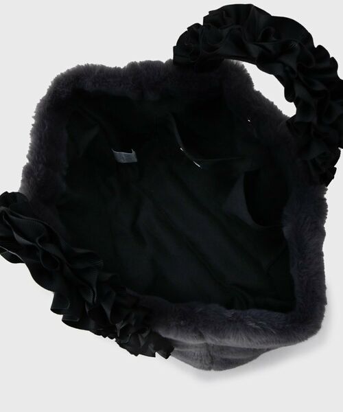 THE SHOP TK / ザ ショップ ティーケー トートバッグ | フリルハンドルフェイクファーバッグ | 詳細10
