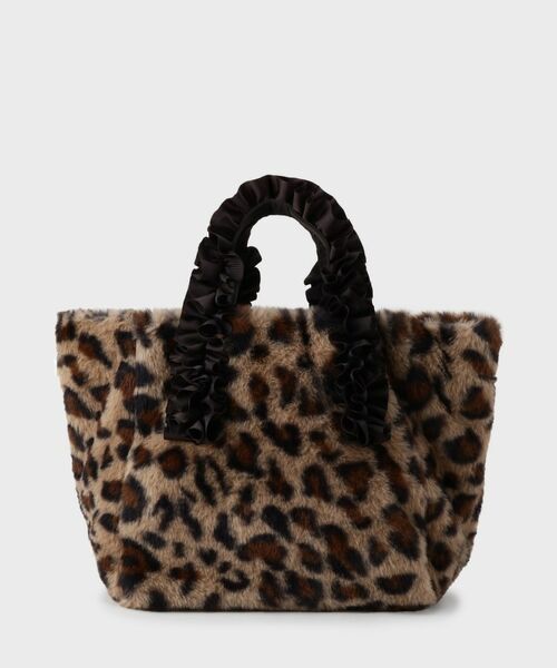 THE SHOP TK / ザ ショップ ティーケー トートバッグ | フリルハンドルフェイクファーバッグ | 詳細6