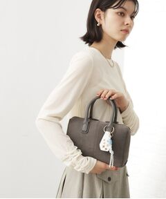 THE SHOP TK / ザ ショップ ティーケー ボストンバッグ | チャーム付きスエードミニボストンバッグ