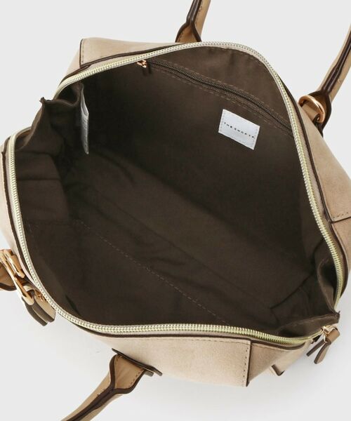 THE SHOP TK / ザ ショップ ティーケー ボストンバッグ | チャーム付きスエードミニボストンバッグ | 詳細11
