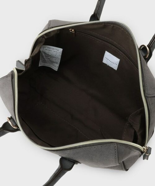 THE SHOP TK / ザ ショップ ティーケー ボストンバッグ | チャーム付きスエードミニボストンバッグ | 詳細12