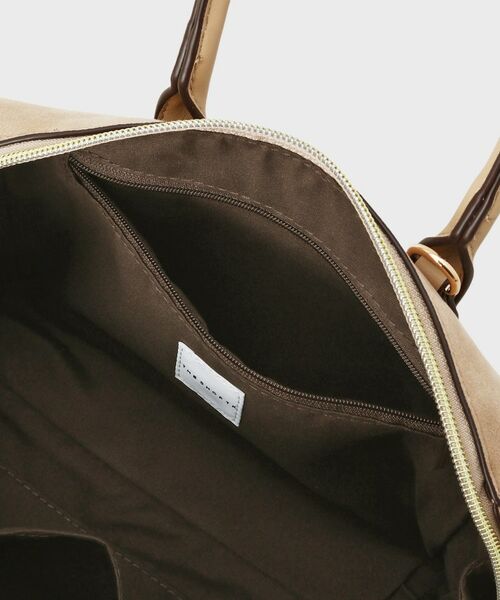 THE SHOP TK / ザ ショップ ティーケー ボストンバッグ | チャーム付きスエードミニボストンバッグ | 詳細14