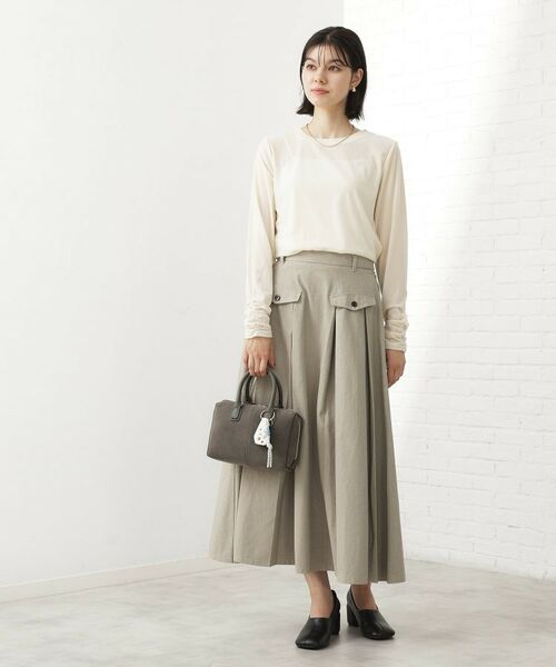 THE SHOP TK / ザ ショップ ティーケー ボストンバッグ | チャーム付きスエードミニボストンバッグ | 詳細3