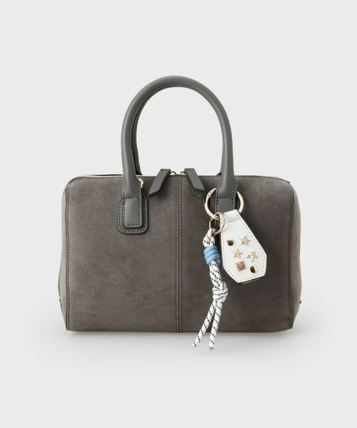 THE SHOP TK / ザ ショップ ティーケー ボストンバッグ | チャーム付きスエードミニボストンバッグ | 詳細6