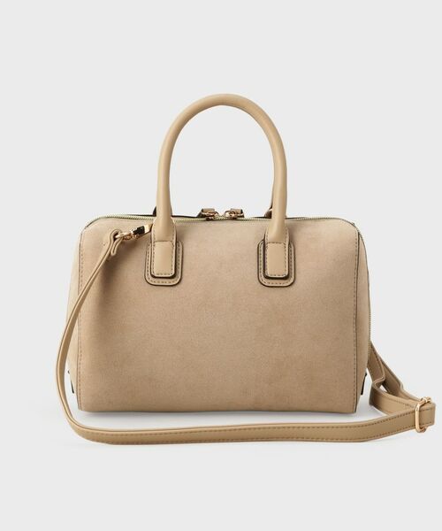 THE SHOP TK / ザ ショップ ティーケー ボストンバッグ | チャーム付きスエードミニボストンバッグ | 詳細9