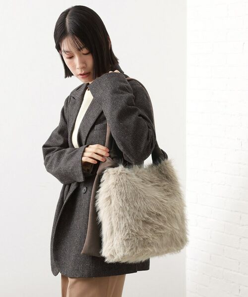 THE SHOP TK / ザ ショップ ティーケー トートバッグ | フェイクファートート | 詳細1