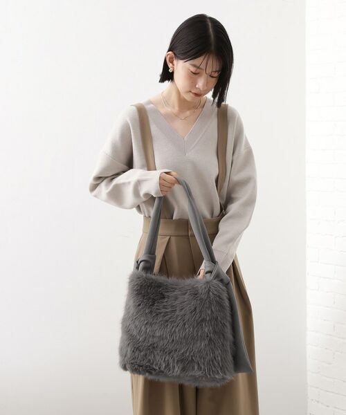 THE SHOP TK / ザ ショップ ティーケー トートバッグ | フェイクファートート | 詳細4