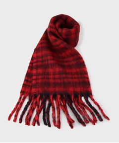 THE SHOP TK / ザ ショップ ティーケー マフラー・ショール・スヌード・ストール | 【大き目サイズ】大人ふわふわチェックマフラー