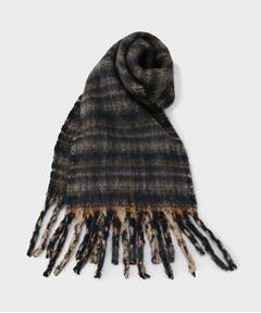 THE SHOP TK / ザ ショップ ティーケー マフラー・ショール・スヌード・ストール | 【大き目サイズ】大人ふわふわチェックマフラー