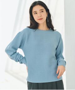 THE SHOP TK / ザ ショップ ティーケー ニット・セーター | 【S-XLサイズ/選べる7色】どこから見ても美しい ガーターニット/毛玉になりにくい/洗濯機OK