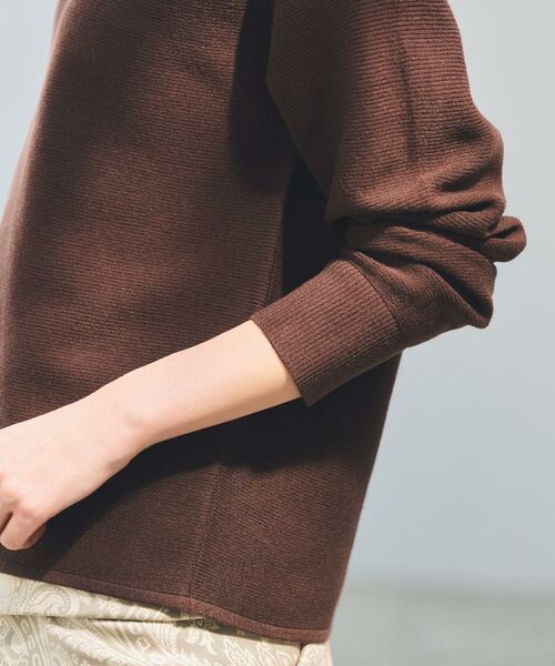 THE SHOP TK / ザ ショップ ティーケー ニット・セーター | 【S-XLサイズ/選べる7色】どこから見ても美しい ガーターニット/毛玉になりにくい/洗濯機OK | 詳細10