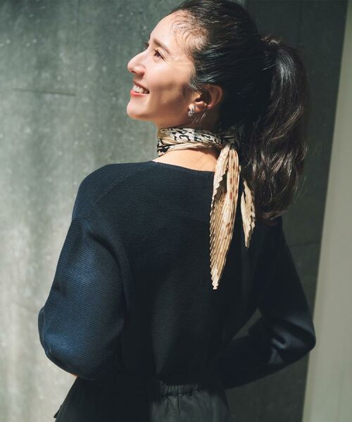 THE SHOP TK / ザ ショップ ティーケー ニット・セーター | 【S-XLサイズ/選べる7色】どこから見ても美しい ガーターニット/毛玉になりにくい/洗濯機OK | 詳細14