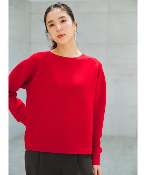 THE SHOP TK / ザ ショップ ティーケー ニット・セーター | 【S-XLサイズ/選べる7色】どこから見ても美しい ガーターニット/毛玉になりにくい/洗濯機OK | 詳細2