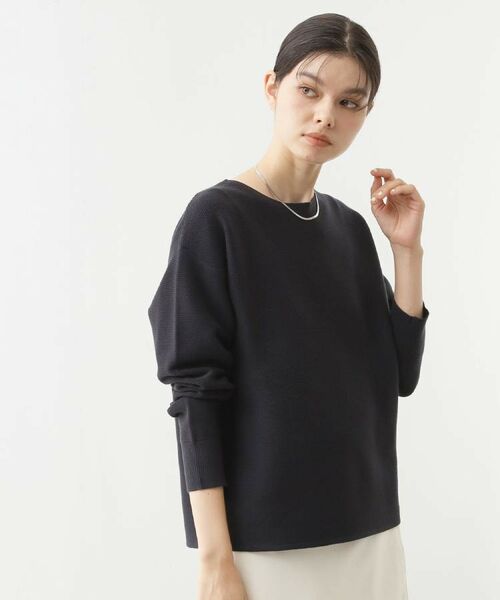 THE SHOP TK / ザ ショップ ティーケー ニット・セーター | 【S-XLサイズ/選べる7色】どこから見ても美しい ガーターニット/毛玉になりにくい/洗濯機OK | 詳細29