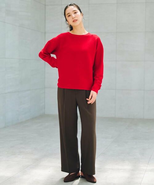 THE SHOP TK / ザ ショップ ティーケー ニット・セーター | 【S-XLサイズ/選べる7色】どこから見ても美しい ガーターニット/毛玉になりにくい/洗濯機OK | 詳細4