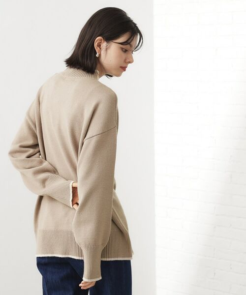 THE SHOP TK / ザ ショップ ティーケー ニット・セーター | 【インしないで着られる】金ボタン ハイネックニット/毛玉になりにくい/静電気防止/洗濯機OK | 詳細17