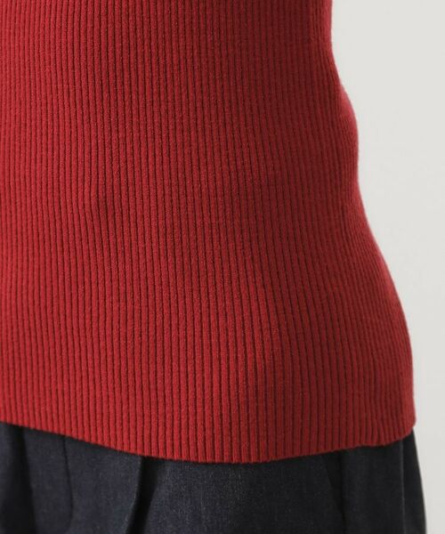 THE SHOP TK / ザ ショップ ティーケー ニット・セーター | 【品よく魅せる】フレアスリーブ リブニット/毛玉になりにくい/静電気防止/洗濯機OK | 詳細25