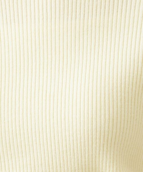 THE SHOP TK / ザ ショップ ティーケー ニット・セーター | 【品よく魅せる】フレアスリーブ リブニット/毛玉になりにくい/静電気防止/洗濯機OK | 詳細6