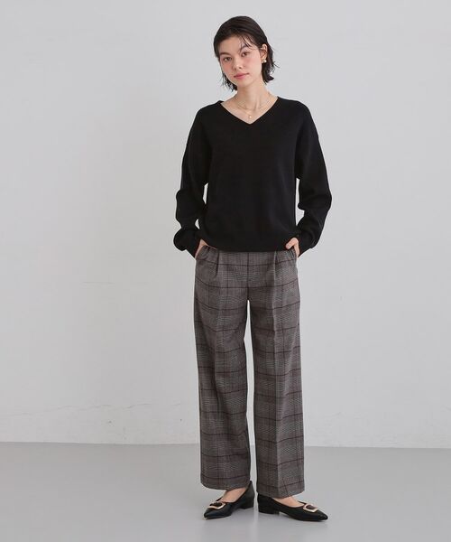 THE SHOP TK / ザ ショップ ティーケー ニット・セーター | 【すっきりシルエットが叶う】大人のためのVネックニット/毛玉になりにくい/静電気防止/洗濯機OK | 詳細21