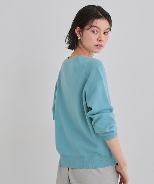 THE SHOP TK / ザ ショップ ティーケー ニット・セーター | 【すっきりシルエットが叶う】大人のためのVネックニット/毛玉になりにくい/静電気防止/洗濯機OK | 詳細30