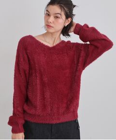 THE SHOP TK / ザ ショップ ティーケー ニット・セーター | 【選べる7色/華やかで柔らか】ふわふわフェザーニット/洗える・前後2WAY