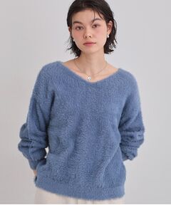 THE SHOP TK / ザ ショップ ティーケー ニット・セーター | 【選べる7色/華やかで柔らか】ふわふわフェザーニット/洗える・前後2WAY