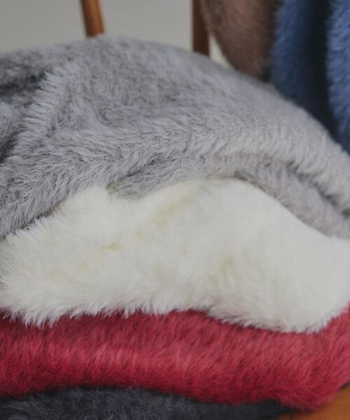 THE SHOP TK / ザ ショップ ティーケー ニット・セーター | 【選べる7色/華やかで柔らか】ふわふわフェザーニット/洗える・前後2WAY | 詳細10