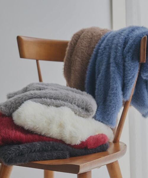 THE SHOP TK / ザ ショップ ティーケー ニット・セーター | 【選べる7色/華やかで柔らか】ふわふわフェザーニット/洗える・前後2WAY | 詳細11