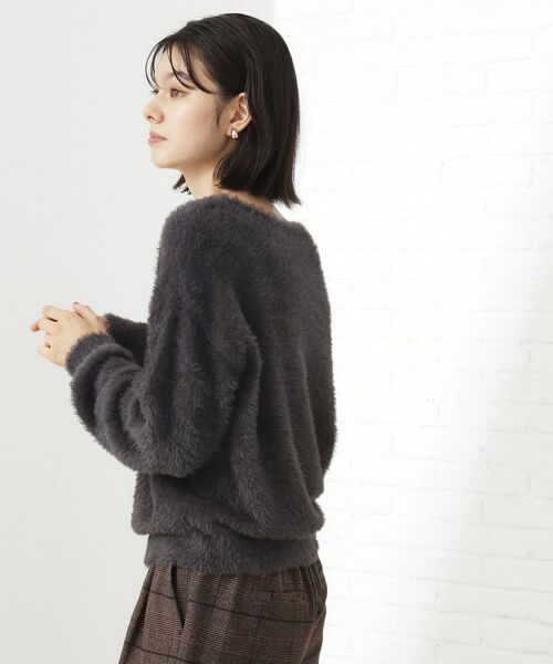 THE SHOP TK / ザ ショップ ティーケー ニット・セーター | 【選べる7色/華やかで柔らか】ふわふわフェザーニット/洗える・前後2WAY | 詳細15