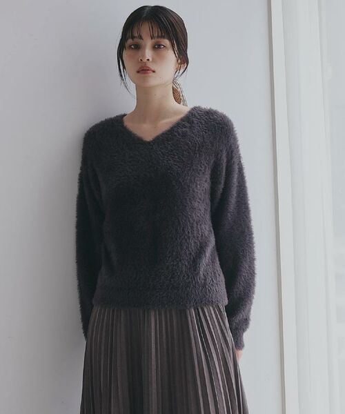 THE SHOP TK / ザ ショップ ティーケー ニット・セーター | 【選べる7色/華やかで柔らか】ふわふわフェザーニット/洗える・前後2WAY | 詳細2