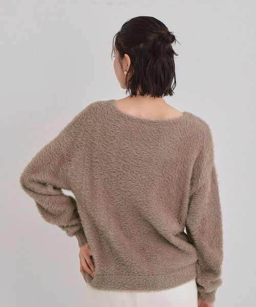 THE SHOP TK / ザ ショップ ティーケー ニット・セーター | 【選べる7色/華やかで柔らか】ふわふわフェザーニット/洗える・前後2WAY | 詳細29