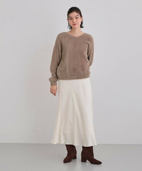 THE SHOP TK / ザ ショップ ティーケー ニット・セーター | 【選べる7色/華やかで柔らか】ふわふわフェザーニット/洗える・前後2WAY | 詳細30