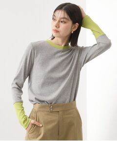 THE SHOP TK / ザ ショップ ティーケー カットソー | バイカラーテレコプルオーバー