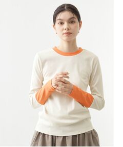 THE SHOP TK / ザ ショップ ティーケー カットソー | バイカラーテレコプルオーバー