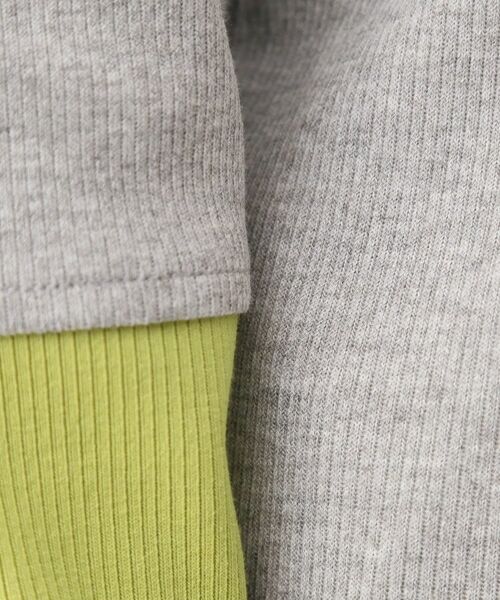 THE SHOP TK / ザ ショップ ティーケー カットソー | バイカラーテレコプルオーバー | 詳細10
