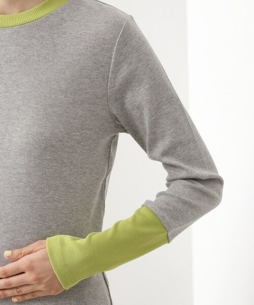 THE SHOP TK / ザ ショップ ティーケー カットソー | バイカラーテレコプルオーバー | 詳細20