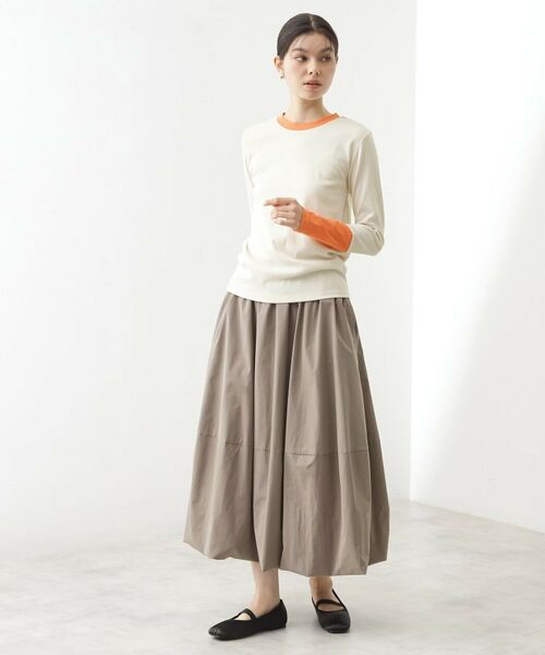 THE SHOP TK / ザ ショップ ティーケー カットソー | バイカラーテレコプルオーバー | 詳細4