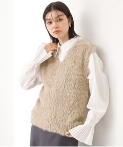 THE SHOP TK / ザ ショップ ティーケー ベスト | ふわふわフェザーベスト/洗える