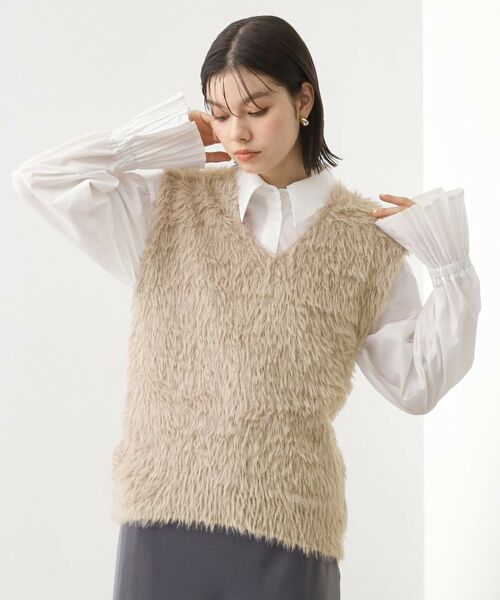 THE SHOP TK / ザ ショップ ティーケー ベスト | ふわふわフェザーベスト/洗える | 詳細11