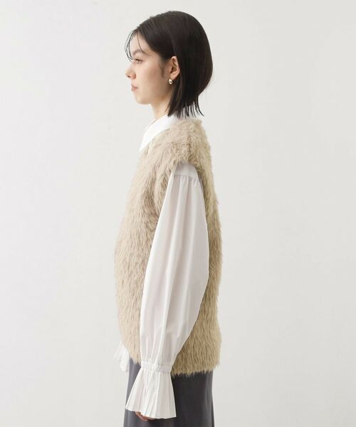 THE SHOP TK / ザ ショップ ティーケー ベスト | ふわふわフェザーベスト/洗える | 詳細14