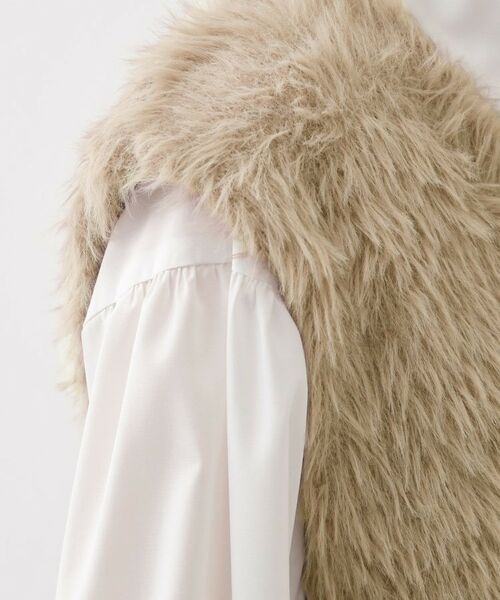 THE SHOP TK / ザ ショップ ティーケー ベスト | ふわふわフェザーベスト/洗える | 詳細17