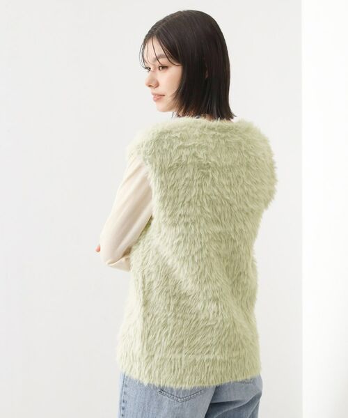 THE SHOP TK / ザ ショップ ティーケー ベスト | ふわふわフェザーベスト/洗える | 詳細6