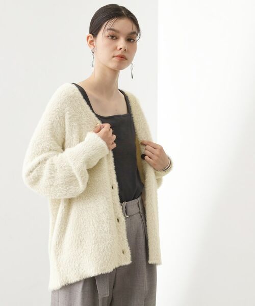 THE SHOP TK / ザ ショップ ティーケー カーディガン・ボレロ | 【ふわふわあったか】フェザーカーディガン | 詳細1