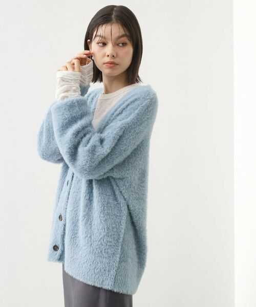 THE SHOP TK / ザ ショップ ティーケー カーディガン・ボレロ | 【ふわふわあったか】フェザーカーディガン | 詳細14