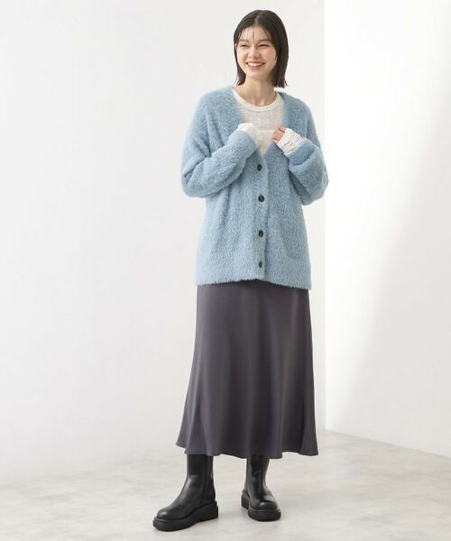 THE SHOP TK / ザ ショップ ティーケー カーディガン・ボレロ | 【ふわふわあったか】フェザーカーディガン | 詳細15